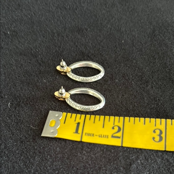 Brighton Silver and Gold Earrings - Picture 3 of 6